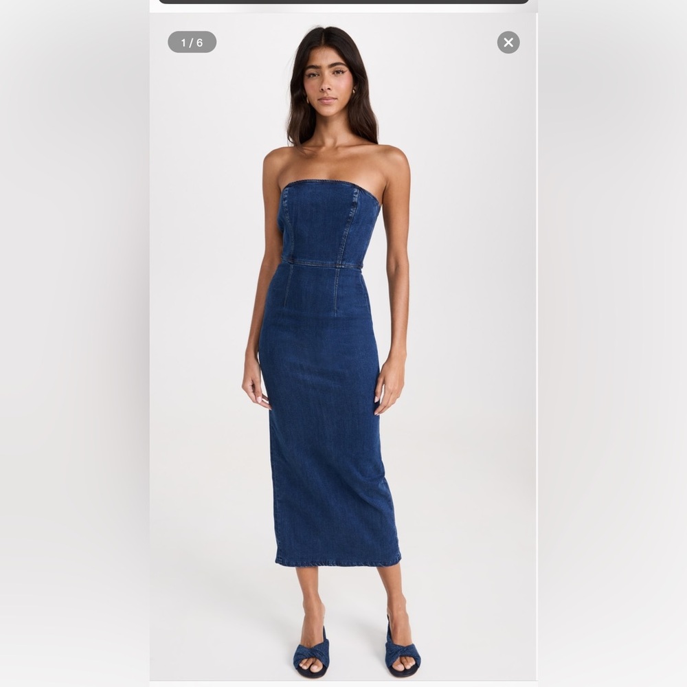 Eugenia denim midi dress - simcoe NWT